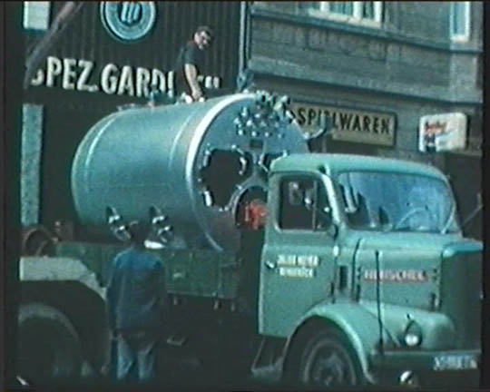Dampfkessel Transport 1972