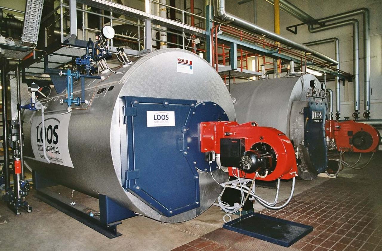 Dampfkesselzentrale 2x ULS 5000x10